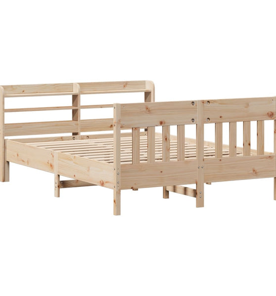 Massivholzbett ohne Matratze 160x200 cm Kiefernholz
