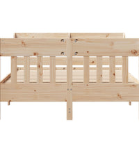 Massivholzbett ohne Matratze 140x200 cm Kiefernholz