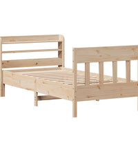 Massivholzbett ohne Matratze 100x200 cm Kiefernholz