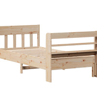 Massivholzbett ohne Matratze 100x200 cm Kiefernholz