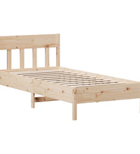 Massivholzbett ohne Matratze 100x200 cm Kiefernholz