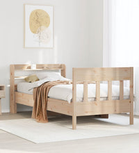 Massivholzbett ohne Matratze 100x200 cm Kiefernholz