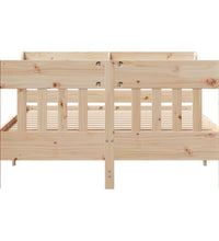 Massivholzbett ohne Matratze 140x190 cm Kiefernholz