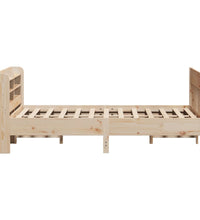 Massivholzbett ohne Matratze 140x190 cm Kiefernholz