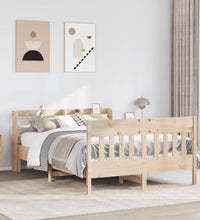 Massivholzbett ohne Matratze 135x190 cm Kiefernholz