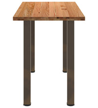 Bartisch Hellbraun 180x80x92 cm Massivholz Eiche Rechteckig