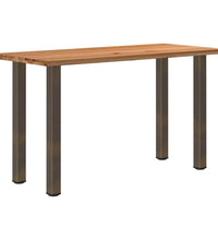 Bartisch Hellbraun 180x80x92 cm Massivholz Eiche Rechteckig