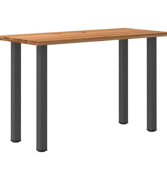 Bartisch Hellbraun 180x80x112 cm Massivholz Eiche Rechteckig