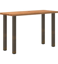 Bartisch Hellbraun 180x80x112 cm Massivholz Eiche Rechteckig