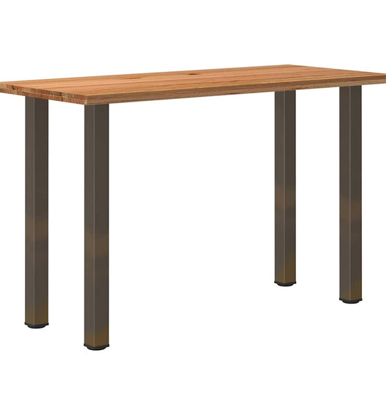 Bartisch Hellbraun 180x80x112 cm Massivholz Eiche Rechteckig