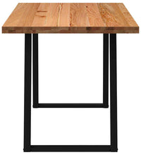 Esstisch Hellbraun 180x80x74 cm Massivholz Eiche Rechteckig