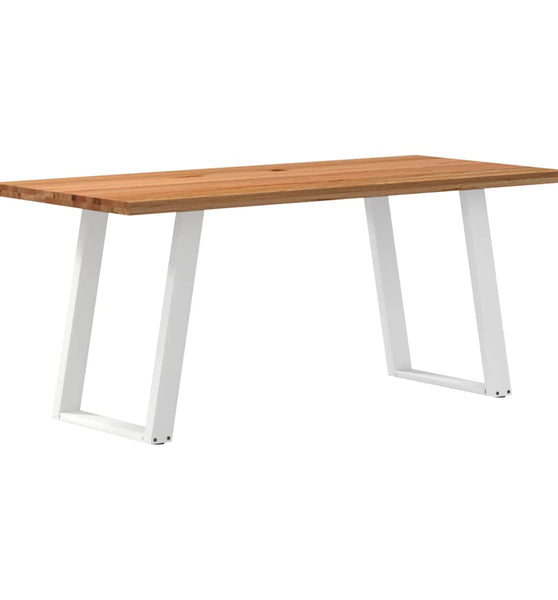 Esstisch Hellbraun 180x80x74 cm Massivholz Eiche Rechteckig