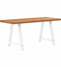 Esstisch Hellbraun 180x80x74 cm Massivholz Eiche Rechteckig