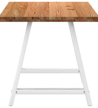 Esstisch Hellbraun 180x80x74 cm Massivholz Eiche Rechteckig