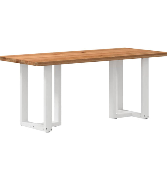 Esstisch Hellbraun 180x80x74 cm Massivholz Eiche Rechteckig