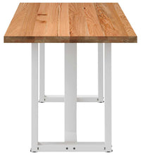 Esstisch Hellbraun 180x80x74 cm Massivholz Eiche Rechteckig