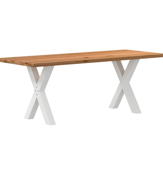 Bartisch Hellbraun 180x80x92 cm Massivholz Eiche Rechteckig