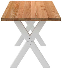 Bartisch Hellbraun 180x80x92 cm Massivholz Eiche Rechteckig