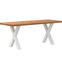 Bartisch Hellbraun 180x80x92 cm Massivholz Eiche Rechteckig