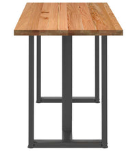 Bartisch Hellbraun 180x80x92 cm Massivholz Eiche Rechteckig