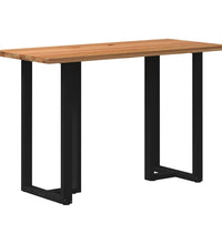 Bartisch Hellbraun 180x80x102 cm Massivholz Eiche Rechteckig