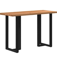 Bartisch Hellbraun 180x80x102 cm Massivholz Eiche Rechteckig