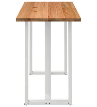 Bartisch Hellbraun 180x80x102 cm Massivholz Eiche Rechteckig