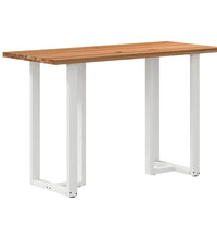 Bartisch Hellbraun 180x80x102 cm Massivholz Eiche Rechteckig