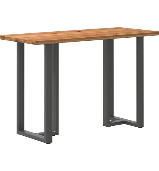 Bartisch Hellbraun 180x80x102 cm Massivholz Eiche Rechteckig