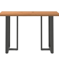 Bartisch Hellbraun 180x80x102 cm Massivholz Eiche Rechteckig