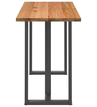 Bartisch Hellbraun 180x80x102 cm Massivholz Eiche Rechteckig