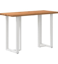 Bartisch Hellbraun 180x80x112 cm Massivholz Eiche Rechteckig