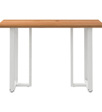 Bartisch Hellbraun 180x80x112 cm Massivholz Eiche Rechteckig