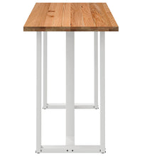 Bartisch Hellbraun 180x80x112 cm Massivholz Eiche Rechteckig