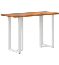 Bartisch Hellbraun 180x80x112 cm Massivholz Eiche Rechteckig