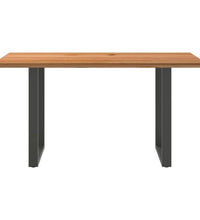 Bartisch Hellbraun 180x80x92 cm Massivholz Eiche Rechteckig