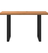 Bartisch Hellbraun 180x80x112 cm Massivholz Eiche Rechteckig