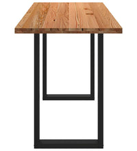 Bartisch Hellbraun 180x80x112 cm Massivholz Eiche Rechteckig