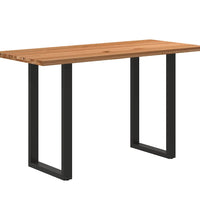 Bartisch Hellbraun 180x80x112 cm Massivholz Eiche Rechteckig