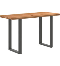 Bartisch Hellbraun 180x80x112 cm Massivholz Eiche Rechteckig