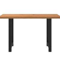 Bartisch Hellbraun 180x80x112 cm Massivholz Eiche Rechteckig