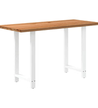 Bartisch Hellbraun 180x80x112 cm Massivholz Eiche Rechteckig