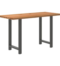 Bartisch Hellbraun 180x80x112 cm Massivholz Eiche Rechteckig