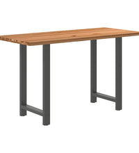 Bartisch Hellbraun 180x80x112 cm Massivholz Eiche Rechteckig