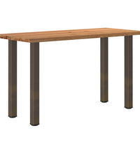 Bartisch mit Baumkanten 180x80x92cm Massivholz Eiche Rechteckig