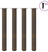 Bartisch mit Baumkanten 180x80x92cm Massivholz Eiche Rechteckig