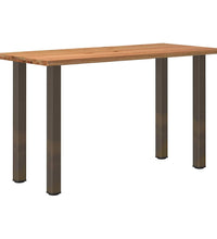 Bartisch mit Baumkanten 180x80x92cm Massivholz Eiche Rechteckig