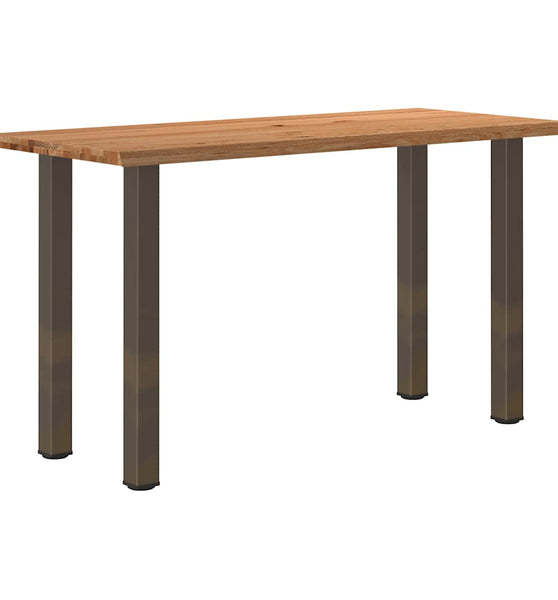 Bartisch mit Baumkanten 180x80x102 cm Massivholz Rechteckig