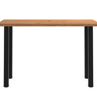 Bartisch Baumkante 180x80x112cm Massivholz Eiche Rechteckig