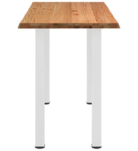 Bartisch Baumkante 180x80x112cm Massivholz Eiche Rechteckig